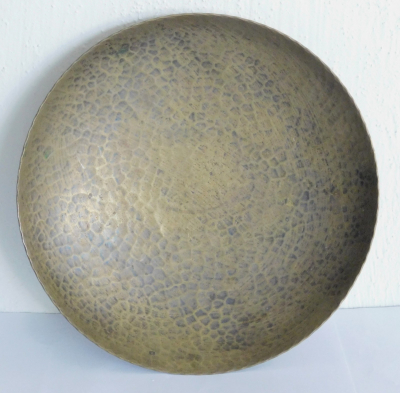 Art Deco Messing Schale AJE Kunstwerkstätten Potsdam Art Hammerschlag Ø16,8cm