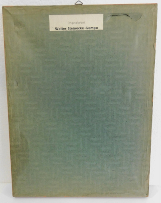 6 seltene kolorierte Radierungen Die lippischen Schützen Walter Steinecke Lemgo