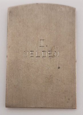 Alte Medaille Plakette Jugendstil Nixe Meerjungfrau Akt Velden Schwimmen Sport