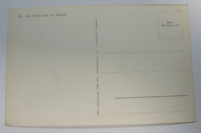 PK Adolf Hitler mit Mädchen - Der Führer mit der Jugend