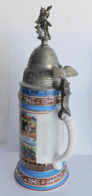 Reservistenkrug Gefreiter 2. Batt. 2 Nass. Feld. Art. Rgt. 63 Frankfurt 1911-13