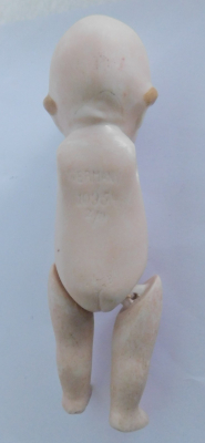 Alte Ganzkörper Bisquitporzellan Baby Puppe Germany 10954 2/0 - restaurieren
