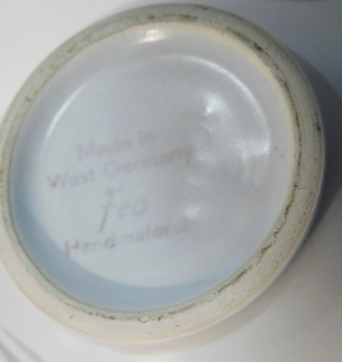 50er Jahre Keramik Vase Wächtersbach Feo E. Hennig 11,5cm
