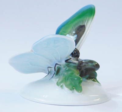 Porzellanfigur bunter Schmetterling Rosenthal Nr. 96 8,7x6,5cm (N)