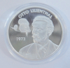 Medaille DDR versilbert Ø3,5cm Otto Lilienthal 1973