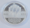 Medaille DDR versilbert Ø3,5cm Dresden Zwinger 1985
