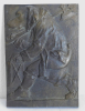 Bronze Relief Hund als Nachtwächter von Wilhelm Koopmann 1940