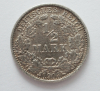 1/2 Mark Deutsches Reich 1906 F Silber 900 2,77g Ø2cm