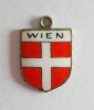 Wien Wappen Anhänger für Bettelarmband Silber 835 Andenken