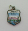 Lindau Bodensee Hafen Anhänger für Bettelarmband Silber 830 Andenken