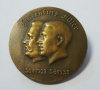 Seltene Brosche Abzeichen Hindenburg Hitler 1933 Bronze