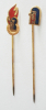 2 x Nadel Pin DFV Deutscher Feuerwehr Verband + Jugendfeuerwehr