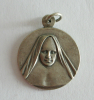 Kleine Pilgermedaille Anhänger Schwester Blandine Merten Andenken Ø1,9cm
