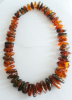 Große Bernstein Kette Naturbernstein im Verlauf vers. Farben 80cm 487g