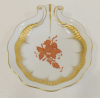 Schale Muschelschale Herend Apponyi orange 7714/AOG 13,5x11,7cm