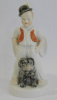 Porzellanfigur Junge Knabe in Tracht mit Hund Herend I. Wahl 15,5cm