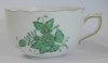 Teetasse Herend Apponyi grün Ø8,9 H5,3cm #d