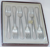 6 Kuchengabeln WMF Mittenwald cromargan 15,7cm #a