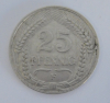 Alte Münze 25 Pfennig Deutsches Reich 1909 F Ø2,3cm
