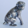 Kleine Figur Miniatur Affe Silber 925 34,1g 3x1,5 H3,7cm
