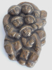Bronze Relief 5 singende Kinder von J. Fischedick 16,5x11cm