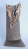 Bronze Skulptur Friedenstaube Vivere in Pace Strassacker Woytek 15,7cm