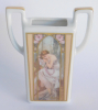 Miniatur Vase Goebel Artis Orbis nach Mucha Schlaf 9cm #c