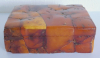 Altes Bernstein Kästchen Schatulle SBM Königsberg 13,5x9,5x4,5cm