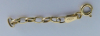 Verlängerungskette Verlängerungskettchen Gold 333 3,5cm 0,33g Ankerkette