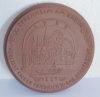Medaille Plakette Oppenheim Siegel Stadtrecht Meissen Böttger Porzellan Ø6,5cm
