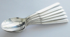 WMF Onda versilbert 90 teilmattiert 6 große Löffel 20cm