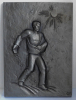 Buderus Eisenguß Relief Kunstguss Sämann Bauer Heinrich Moshage MH 29x21,2cm