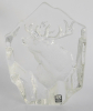 Glasblock Kristall mit Hirsch Mats Jonasson Schweden signiert 16x12x4cm