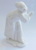 Porzellanfigur Nymphenburg bittender Mönch Entw. Bustelli weiß 9,5cm