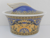 Rosenthal Versace Medusa blue blau Ikarus Wunderlich Zuckerdose Bonbonniere