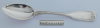 1 Dessertlöffel Wilkens Augsburger Faden versilbert 90 Vorspeisenlöffel 17,5cm