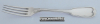 1 Dessertgabel Wilkens Augsburger Faden versilbert 90 Vorspeisengabel 17cm