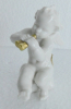 Porzellanfigur Engel Putto mit Doppelflöte Hutschenreuther Tutter 7cm