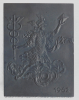 Buderus Eisenguß Relief Kunstguss 1962 Hermes der Götterbote 14,4x10,8cm