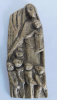 Bronze Relief Schutzmantelmadonna von Joseph Krautwald 15x5,8cm #b