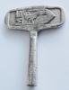 Alter Schlüssel MS Michael Seidel für Blechspielzeug Auto Motorrad ? 3,5x4,3cm