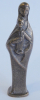 Kleine Bronze Skulptur Madonna mit Kind signiert CF - Fischbach 7,7cm