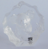 Kleiner Glasblock mit Koala Skulptur Mats Jonasson Schweden sign. 5,6x5,6x2cm