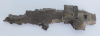 Alter Granatsplitter Reservistika wohl I. WK 15x4,3cm Briefbeschwerer Deko