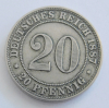 20 Pfennig Deutsches Reich 1887 J