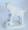 Naturgetreu ausgeformte Porzellanfigur Ziege Meissen Erich Hösel I.Wahl 13,5cm