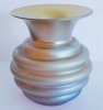 Art Deco Glas Vase WMF Myra irisierend Ø9,2 H10,5cm