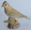 Porzellanfigur Feldlerche 1998 Goebel Vogel Bisquit matt Nr. 38 220 7cm