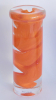 Kerzenleuchter Kosta Boda Atoll Design Anna Ehrner orange 15,2cm