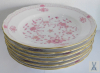 6 Suppenteller Meissen Indisch purpur reich I. Wahl Ø26,4cm